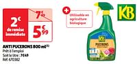Promoties Anti pucerons - KB - Geldig van 04/06/2024 tot 10/06/2024 bij Auchan