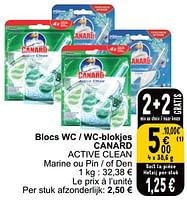 Promotions Blocs wc - wc-blokjes canard active clean - Canard WC - Valide de 04/06/2024 à 10/06/2024 chez Cora