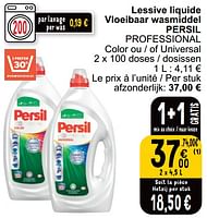Promotions Lessive liquide vloeibaar wasmiddel persil professional - Persil - Valide de 04/06/2024 à 10/06/2024 chez Cora