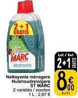 Promotions Nettoyants ménagers huishoudreinigers st marc - St Marc - Valide de 04/06/2024 à 10/06/2024 chez Cora