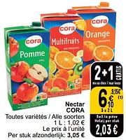 Promotions Nectar cora - Produit maison - Cora - Valide de 04/06/2024 à 10/06/2024 chez Cora
