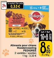 Promotions Aliments pour chiens hondenvoeding pedigree - Pedigree - Valide de 04/06/2024 à 10/06/2024 chez Cora