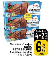 Promotions Biscuits - koekjes cora petit beurre - Produit maison - Cora - Valide de 04/06/2024 à 10/06/2024 chez Cora