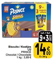 Promotions Biscuits - koekjes lu prince - Lu - Valide de 04/06/2024 à 10/06/2024 chez Cora