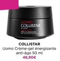 Promotions Collistar uomo creme-gel energisante anti-age - Collistar - Valide de 02/06/2024 à 09/06/2024 chez ICI PARIS XL