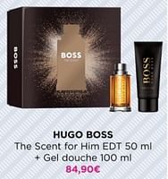 Promotions Hugo boss the scent for him edt + gel douche - Hugo Boss - Valide de 02/06/2024 à 09/06/2024 chez ICI PARIS XL