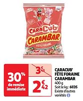 Promotions Caracub` fête foraine carambar - Carambar - Valide de 04/06/2024 à 10/06/2024 chez Auchan Ronq