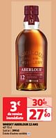 Promotions Whisky aberlour 12 ans - Aberlour - Valide de 04/06/2024 à 10/06/2024 chez Auchan Ronq