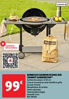 Promotions Barbecue charbon de bois sur chariot gardenstar - GardenStar - Valide de 04/06/2024 à 10/06/2024 chez Auchan Ronq