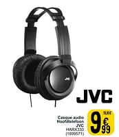 Promoties Casque audio hoofdtelefoon jvc harx330 - JVC - Geldig van 04/06/2024 tot 10/06/2024 bij Cora