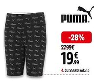 Promotions Cuissard enfant - Puma - Valide de 28/05/2024 à 16/06/2024 chez Intersport