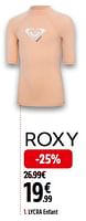 Promotions Lycra enfant - Roxy - Valide de 28/05/2024 à 16/06/2024 chez Intersport