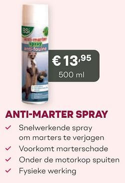 Anti-marter spray