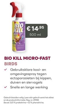 Bio kill micro-fast birds-BSI