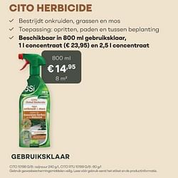 Cito herbicide gebruiksklaar