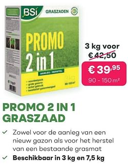 Promo 2 in 1 graszaad