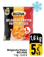 Promoties Belgische frieten belviva - Belviva - Geldig van 04/06/2024 tot 10/06/2024 bij Cora