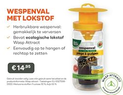 Wespenval met lokstof