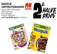 Promoties Nestlé ontbijtgranen - Huismerk - Jumbo - Geldig van 05/06/2024 tot 11/06/2024 bij Jumbo