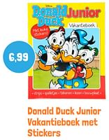 Promoties Donald duck junior vakantieboek met stickers - Huismerk - Lobbes - Geldig van 28/05/2024 tot 30/09/2024 bij Lobbes