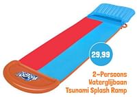 Promoties 2-persoons waterglijbaan tsunami splash ramp - BestWay - Geldig van 28/05/2024 tot 30/09/2024 bij Lobbes