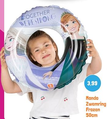 Promoties Mondo zwemring frozen - Mondo - Geldig van 28/05/2024 tot 30/09/2024 bij Lobbes