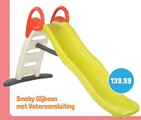 Promoties Smoby glijbaan met wateraansluiting - Smoby - Geldig van 28/05/2024 tot 30/09/2024 bij Lobbes