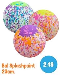 Bal splashpaint-Huismerk - Lobbes