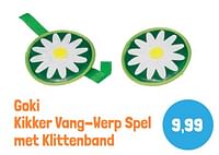 Promoties Goki kikker vang-werp spel met klittenband - Goki - Geldig van 28/05/2024 tot 30/09/2024 bij Lobbes