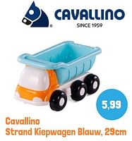 Promoties Cavallino strand kiepwagen blauw - Huismerk - Lobbes - Geldig van 28/05/2024 tot 30/09/2024 bij Lobbes