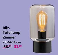 Promoties Tafellamp zimmer - Huismerk - Leen Bakker - Geldig van 03/06/2024 tot 09/06/2024 bij Leen Bakker