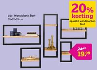 Promoties Wandplank bart - Huismerk - Leen Bakker - Geldig van 03/06/2024 tot 09/06/2024 bij Leen Bakker