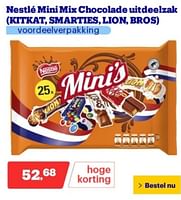 Promoties Nestlé mini mix chocolade - Nestlé - Geldig van 03/06/2024 tot 09/06/2024 bij Bol.com