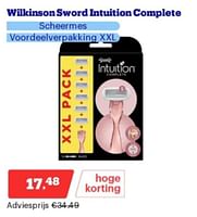 Promoties Wilkinson sword intuition complete scheermes - Wilkinson - Geldig van 03/06/2024 tot 09/06/2024 bij Bol.com