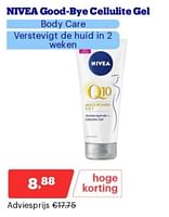 Promoties Nivea good-bye cellulite gel - Nivea - Geldig van 03/06/2024 tot 09/06/2024 bij Bol.com