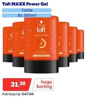 Promoties Taft maxx power gel - Schwarzkopf - Geldig van 03/06/2024 tot 09/06/2024 bij Bol.com