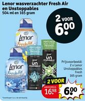 Promoties Lenor unstoppables fresh - Lenor - Geldig van 04/06/2024 tot 09/06/2024 bij Kruidvat