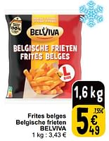 Promotions Frites belges belgische frieten belviva - Belviva - Valide de 04/06/2024 à 10/06/2024 chez Cora