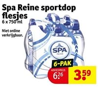 Promoties Spa reine sportdop flesjes - Spa - Geldig van 04/06/2024 tot 09/06/2024 bij Kruidvat