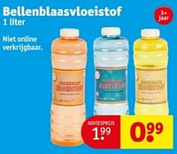 Promoties Bellenblaasvloeistof - Huismerk - Kruidvat - Geldig van 04/06/2024 tot 09/06/2024 bij Kruidvat