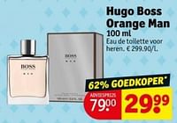 Promoties Hugo boss orange man edt - Hugo Boss - Geldig van 04/06/2024 tot 09/06/2024 bij Kruidvat