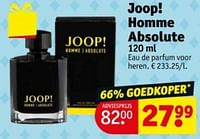 Promoties Joop! homme absolute edp - Joop! - Geldig van 04/06/2024 tot 09/06/2024 bij Kruidvat