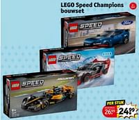 Promoties Lego speed champions bouwset - Lego - Geldig van 04/06/2024 tot 09/06/2024 bij Kruidvat