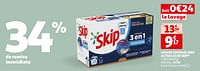Lessive capsules 3en1 active clean skip-Skip