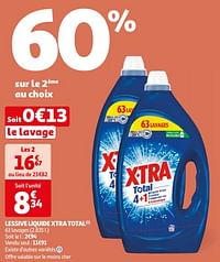 Lessive liquide xtra total-X-TRA