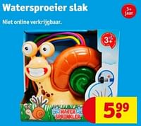 Promoties Watersproeier slak - Huismerk - Kruidvat - Geldig van 04/06/2024 tot 09/06/2024 bij Kruidvat