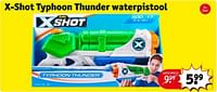 Promoties X-shot typhoon thunder waterpistool - Zuru - Geldig van 04/06/2024 tot 09/06/2024 bij Kruidvat