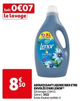 Promoties Adoucissant liquide bien etre envolée d`air lenor - Lenor - Geldig van 04/06/2024 tot 17/06/2024 bij Auchan