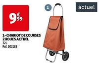 Promoties Chariot de courses 2 roues actuel - Actuel - Geldig van 04/06/2024 tot 17/06/2024 bij Auchan
