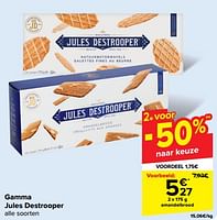 Promoties Amandelbrood - Jules Destrooper - Geldig van 05/06/2024 tot 11/06/2024 bij Carrefour